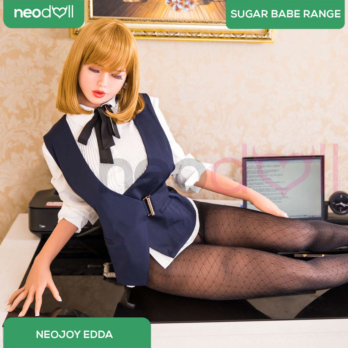 Neodoll Sugar Babe - Edda - Poupée de Sexe Réaliste - 170cm - Gel Sein - Du blé