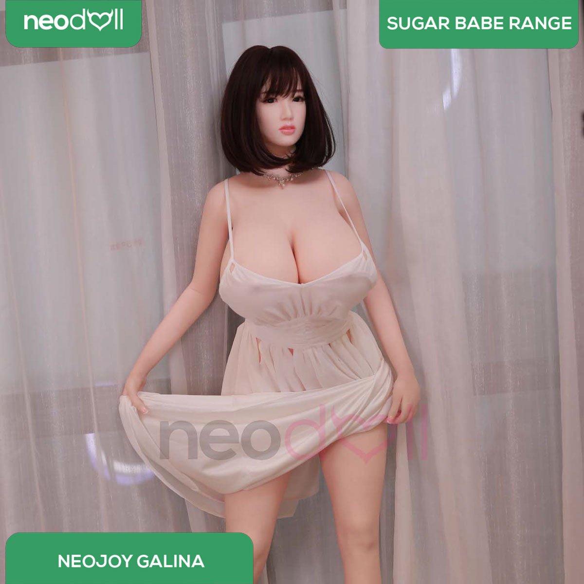 Neodoll Sugar Babe - Galina - Poupée de Sexe Réaliste - 170cm - Blanche