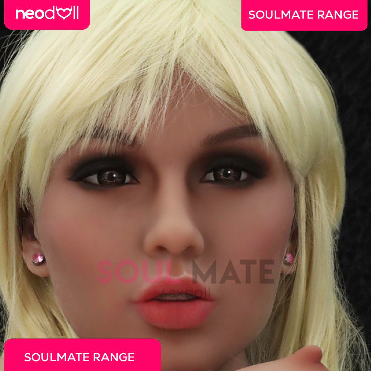 SoulMate Dolls - Ayla Tête avec Torse de Poupée Sexuelle - Brun Clair