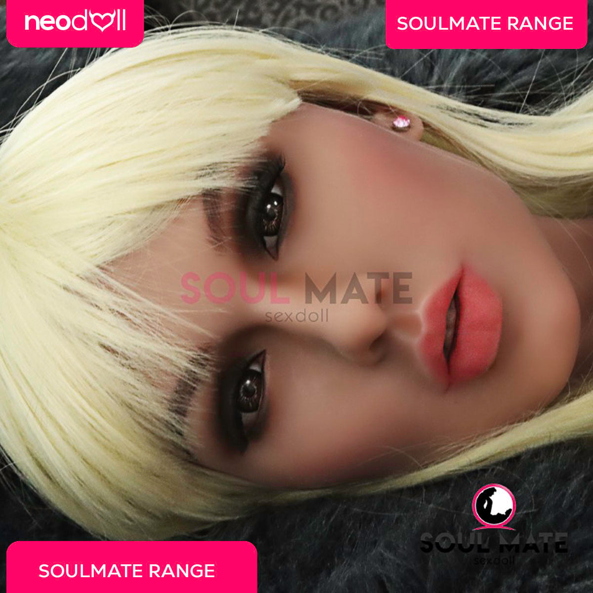 SoulMate Dolls - Ayla Tête avec Torse de Poupée Sexuelle - Brun Clair