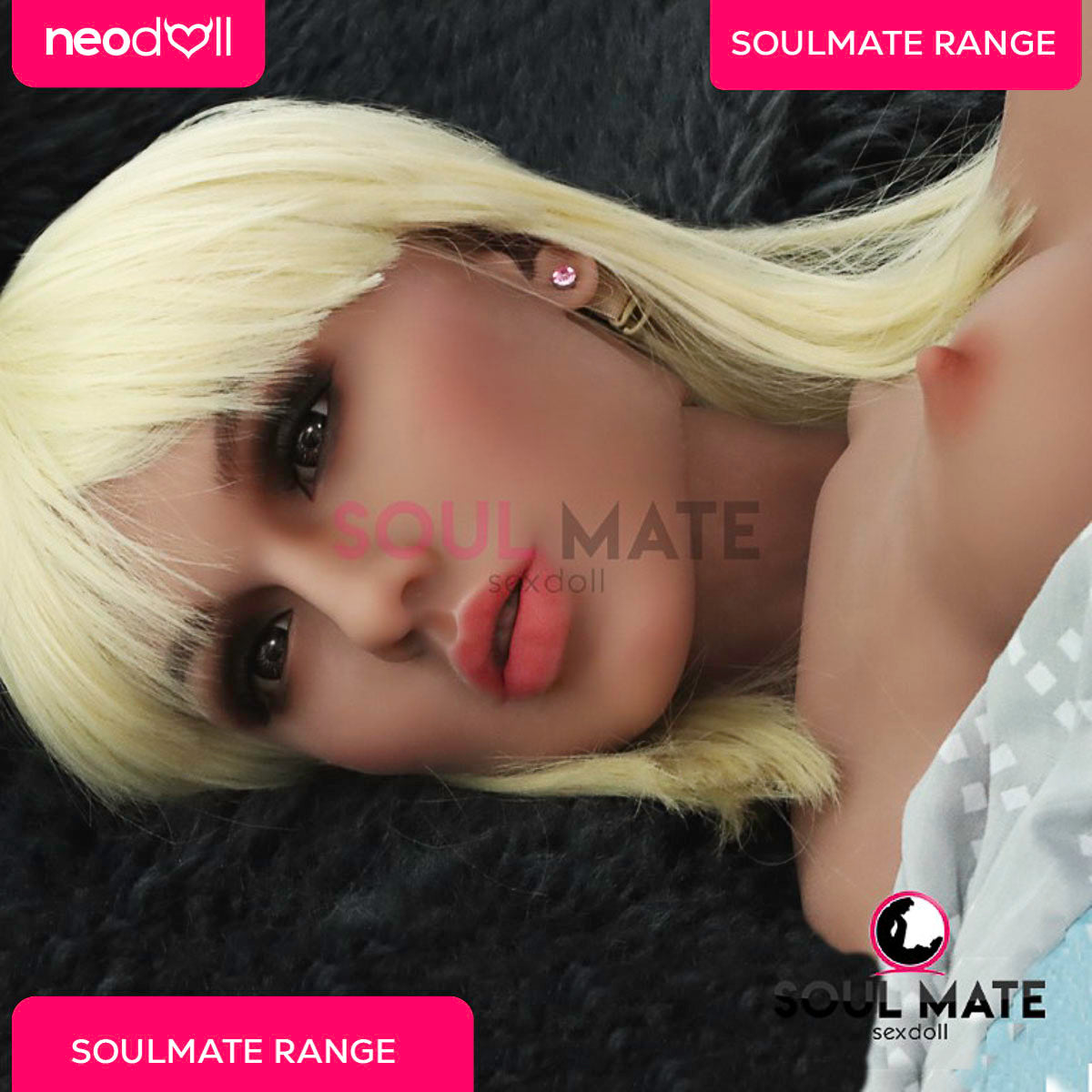 SoulMate Dolls - Ayla Tête avec Torse de Poupée Sexuelle - Brun Clair