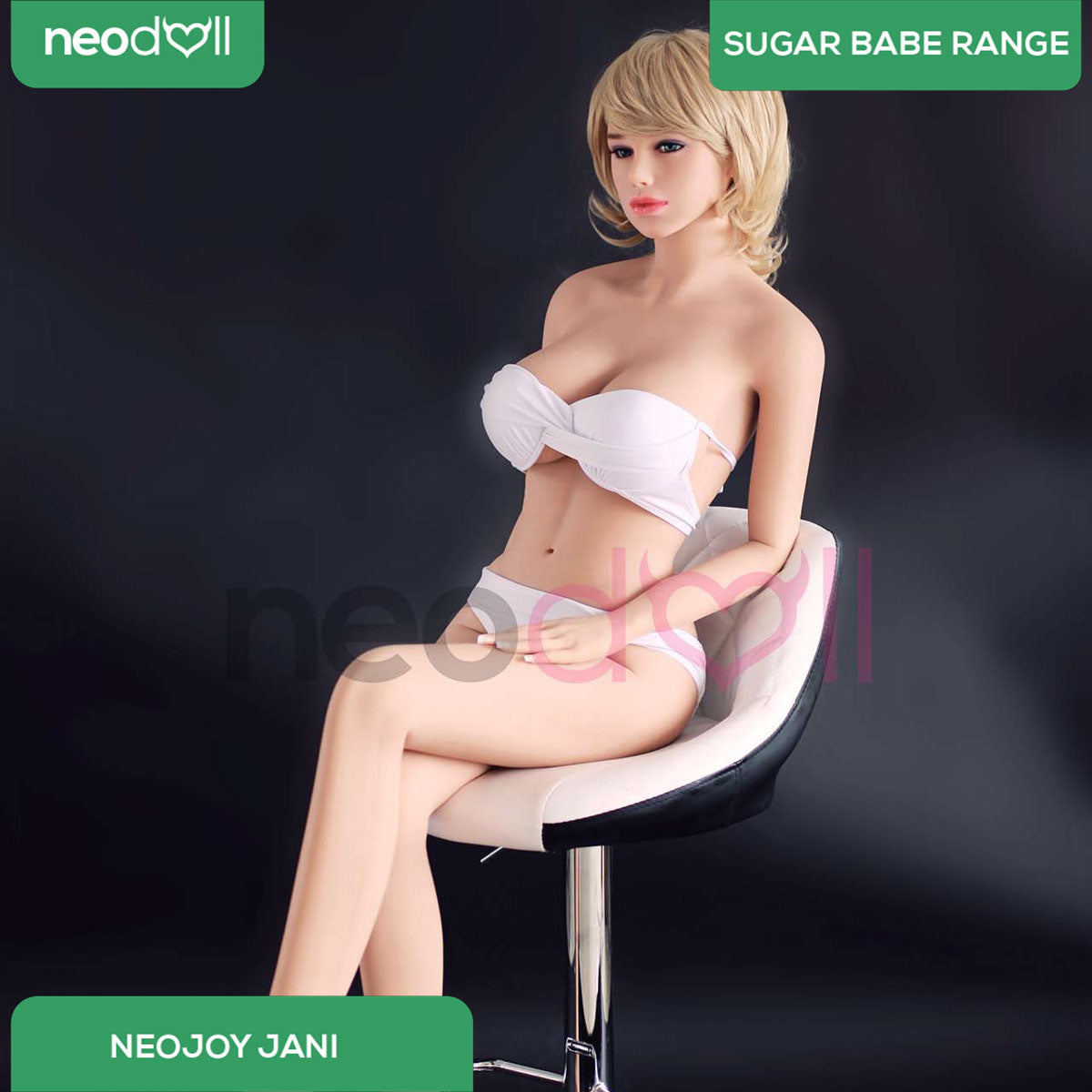 Neodoll Sugar Babe - Jani - Poupée de Sexe Réaliste - 165cm - Gel Sein - Naturel