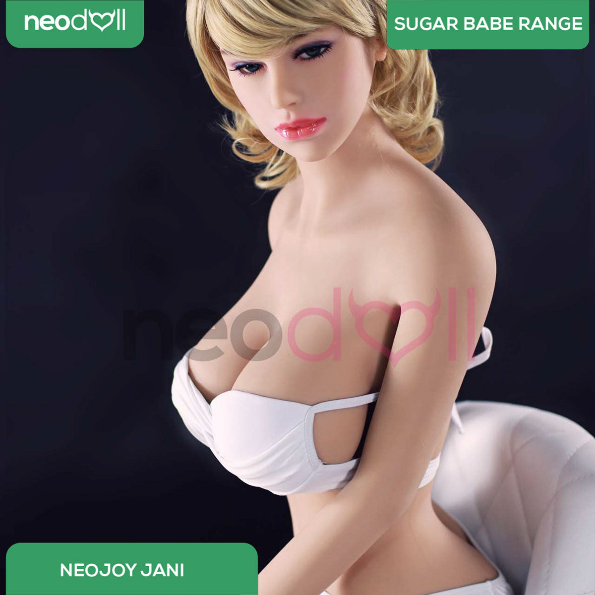 Neodoll Sugar Babe - Jani - Poupée de Sexe Réaliste - 165cm - Gel Sein - Naturel