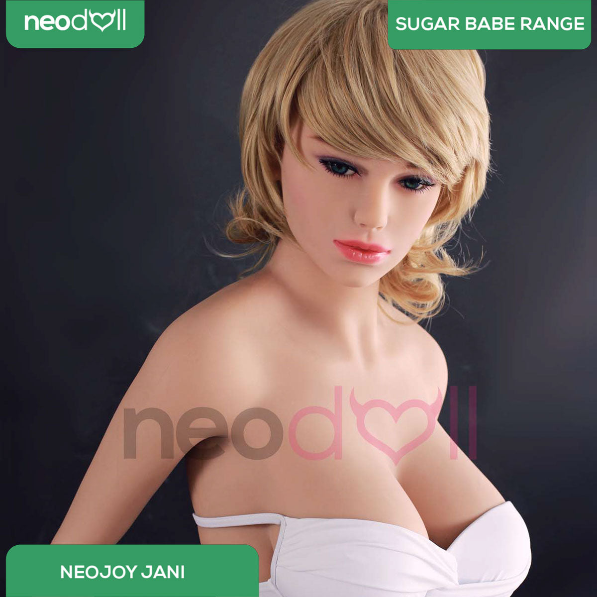 Neodoll Sugar Babe - Jani - Poupée de Sexe Réaliste - 165cm - Gel Sein - Naturel
