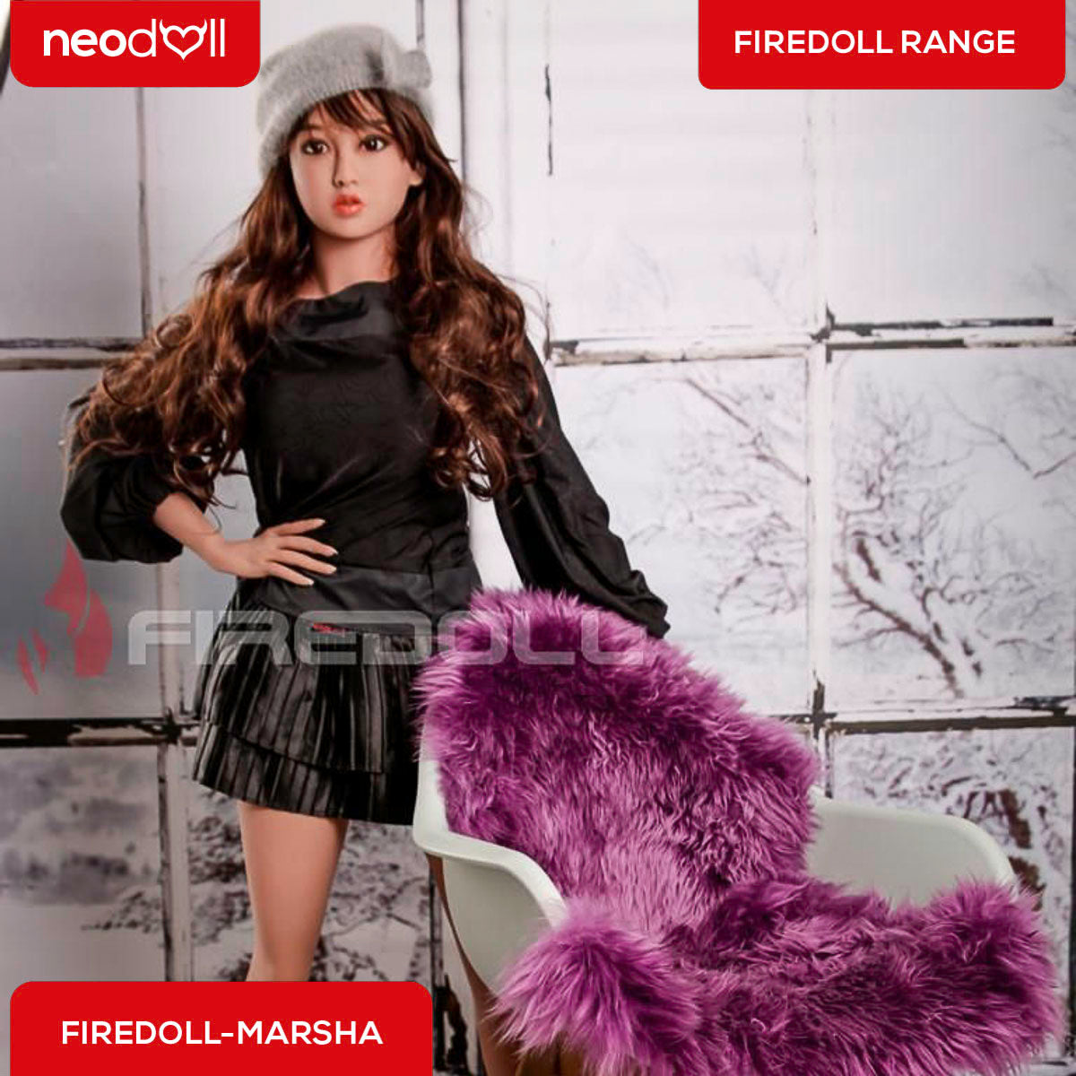 Fire Doll - Marsha - Poupée de Sexe Réaliste - 148cm - Gel Sein - Bronzage Léger