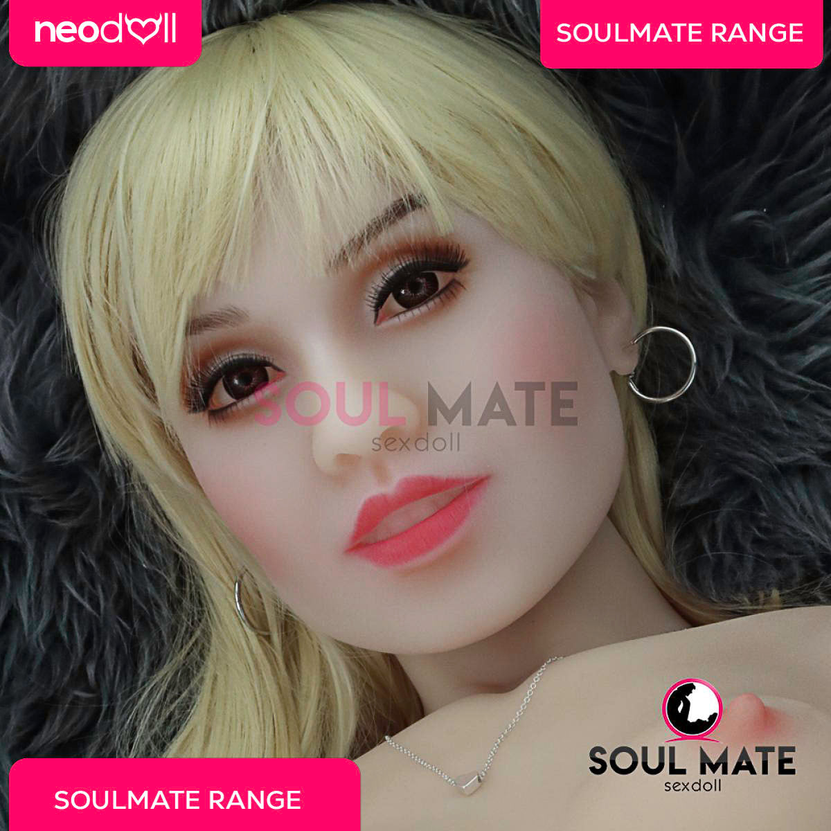 Soulmate Dolls - Elliana Tête avec Torse de Poupée Sexuelle - Blanche