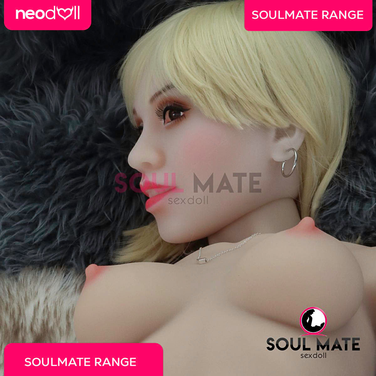 Soulmate Dolls - Elliana Tête avec Torse de Poupée Sexuelle - Blanche