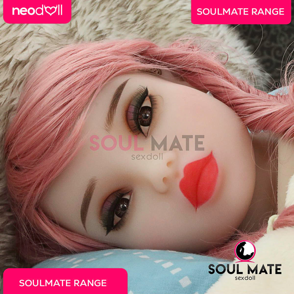 Soulmate Dolls - Eden Tête avec Torse de Poupée Sexuelle - Blanche