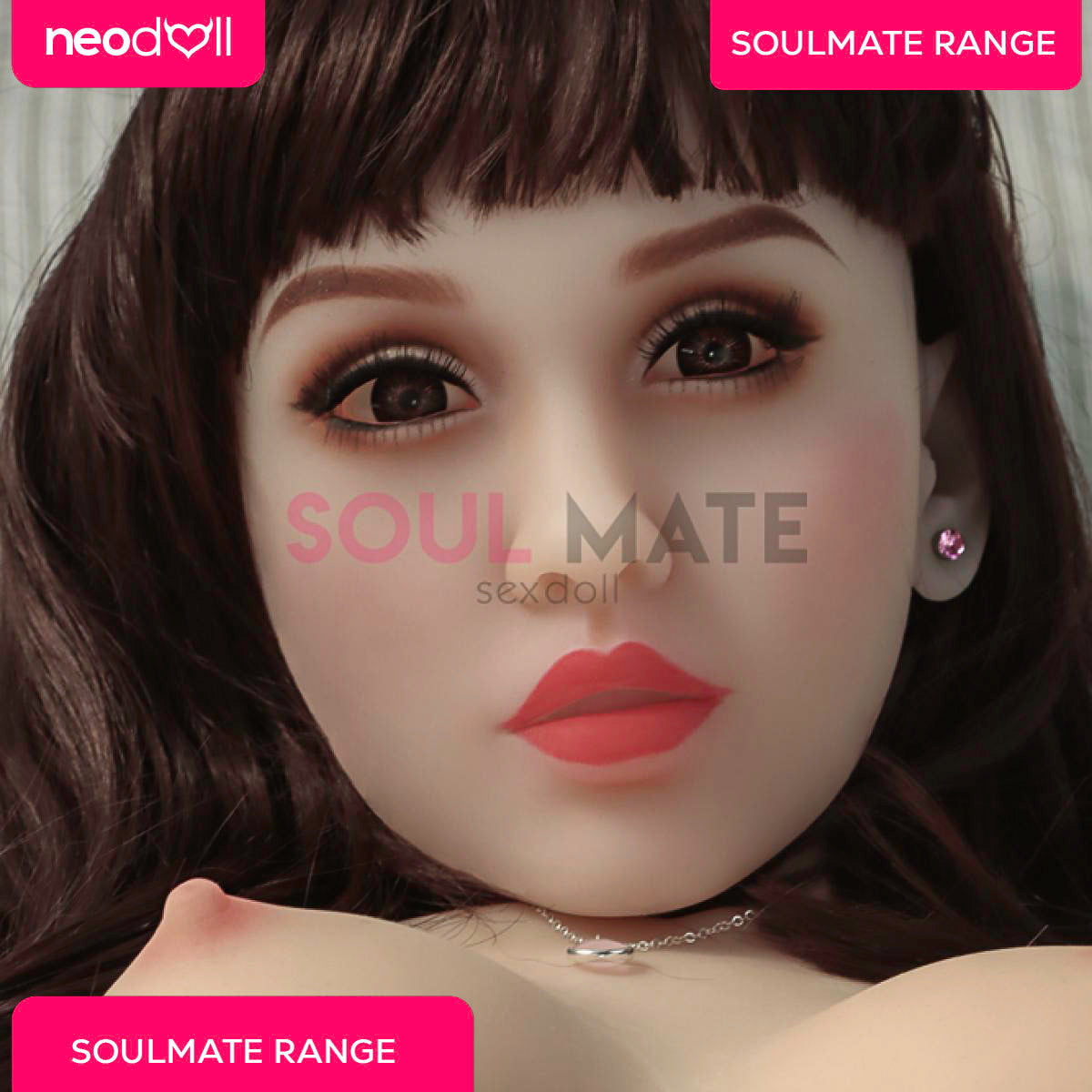 Soulmate Dolls - Harmony Tête avec Torse de Poupée Sexuelle - Blanche