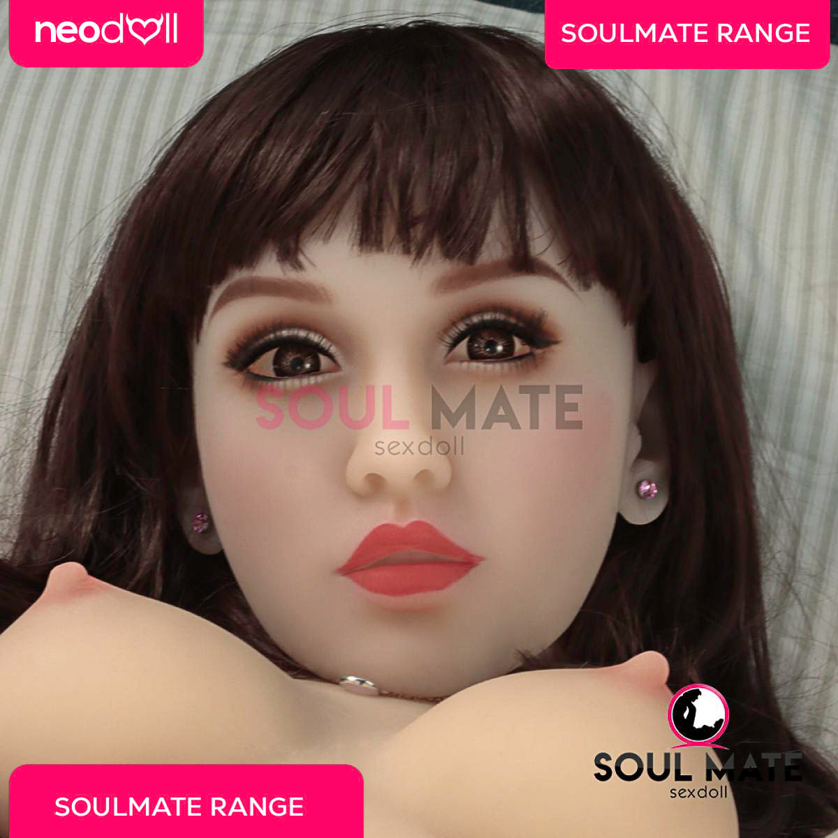 Soulmate Dolls - Harmony Tête avec Torse de Poupée Sexuelle - Blanche