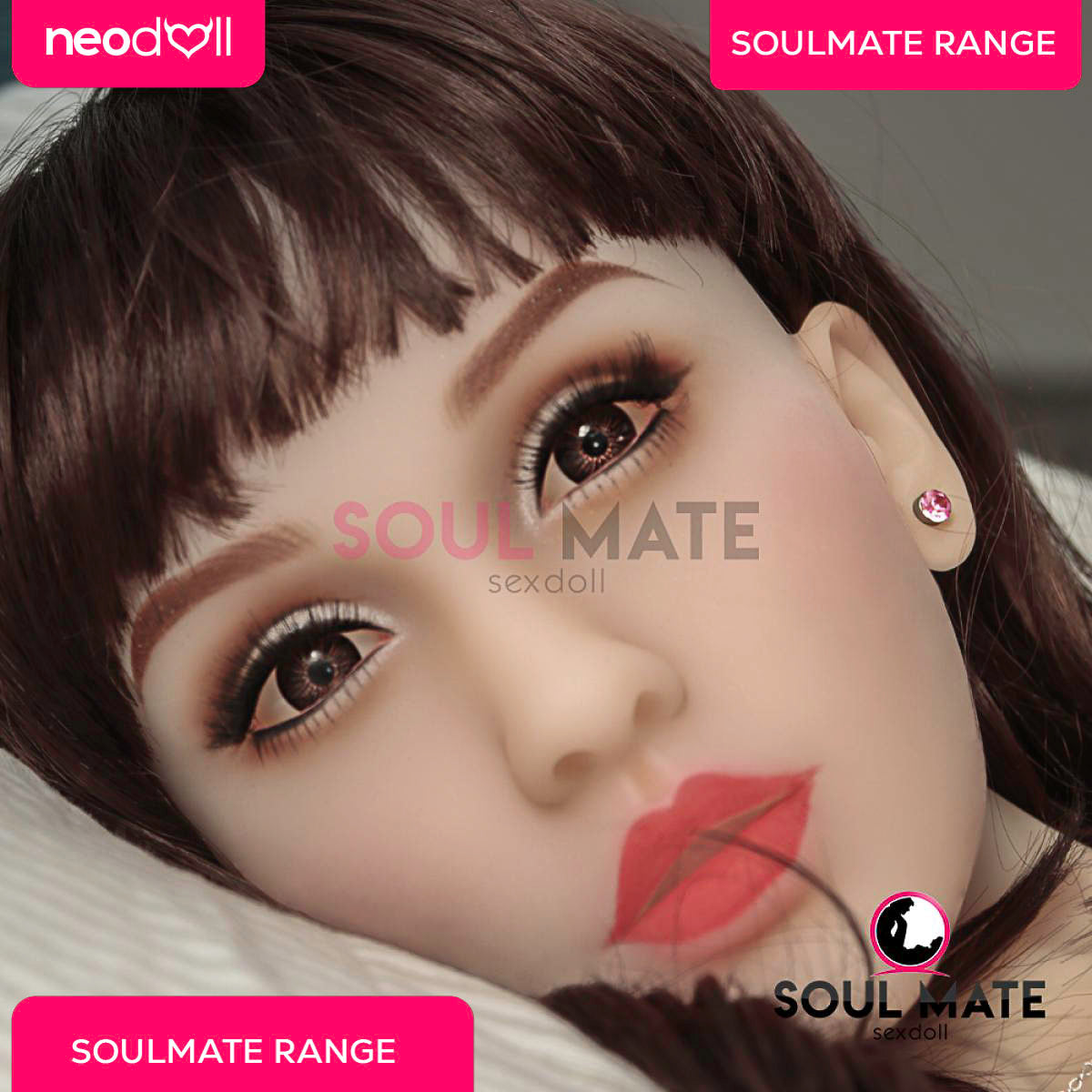 Soulmate Dolls - Harmony Tête avec Torse de Poupée Sexuelle - Blanche