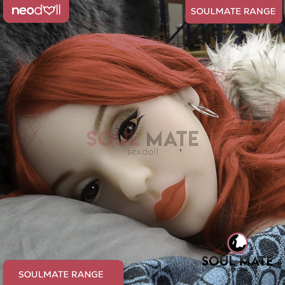 Soulmate Dolls - Kimberly Tête avec Torse de Poupée Sexuelle - Blanche