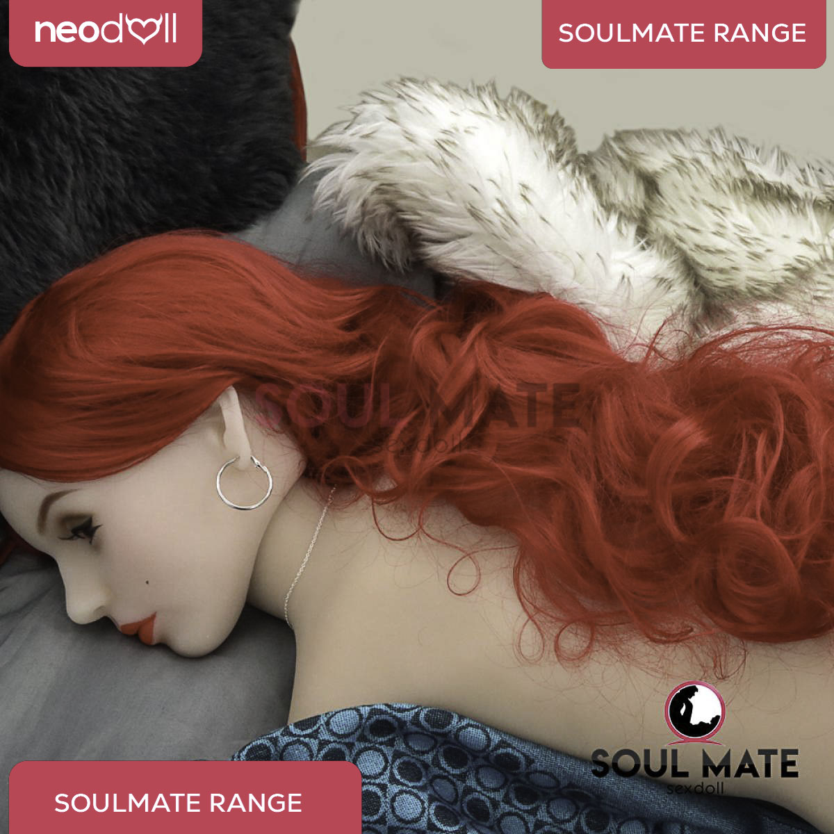 Soulmate Dolls - Kimberly Tête avec Torse de Poupée Sexuelle - Blanche