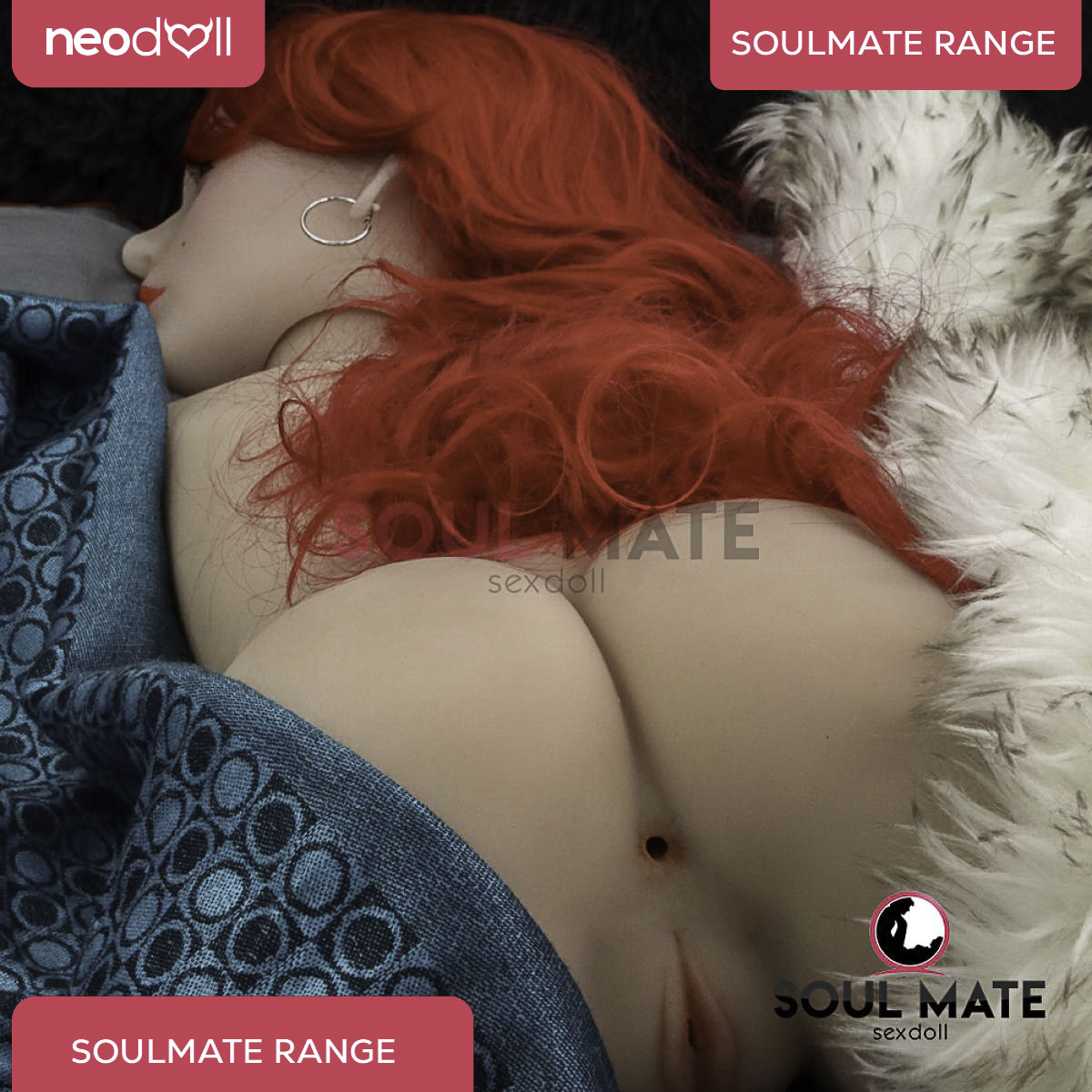Soulmate Dolls - Kimberly Tête avec Torse de Poupée Sexuelle - Blanche