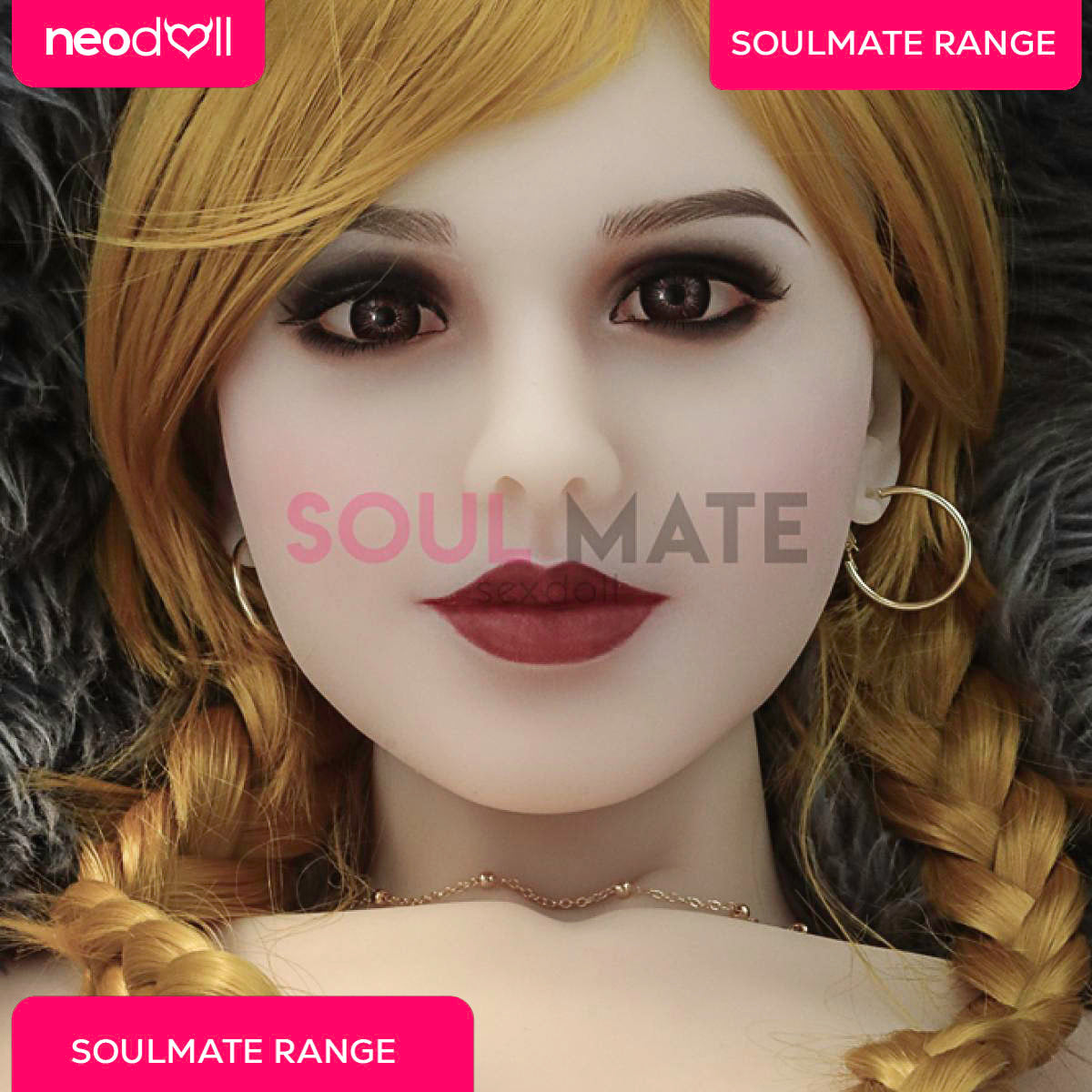 Soulmate Dolls - Alyssa Tête avec Torse de Poupée Sexuelle - Blanche