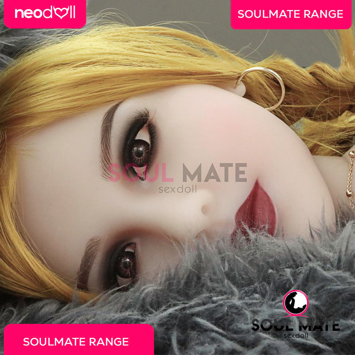 Soulmate Dolls - Alyssa Tête avec Torse de Poupée Sexuelle - Blanche