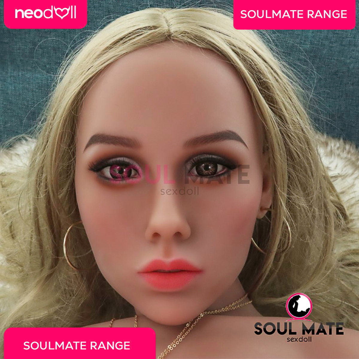 SoulMate Dolls - Alexis Tête avec Torse de Poupée Sexuelle - Brun Clair