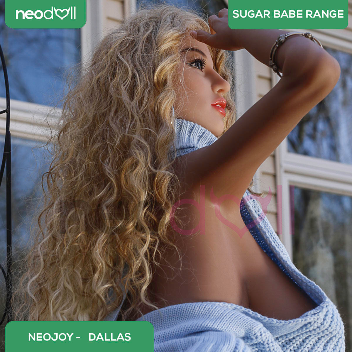 Neodoll Sugar Babe - Dallas - Poupée de Sexe Réaliste - Utérus - 168cm - Du blé