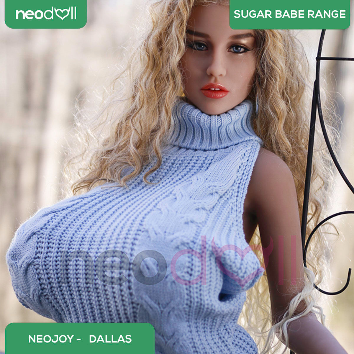 Neodoll Sugar Babe - Dallas - Poupée de Sexe Réaliste - Utérus - 168cm - Du blé