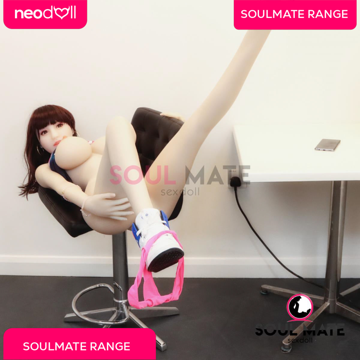 SoulMate - Kayla - Poupée de Sexe Réaliste - 158cm - Blanche
