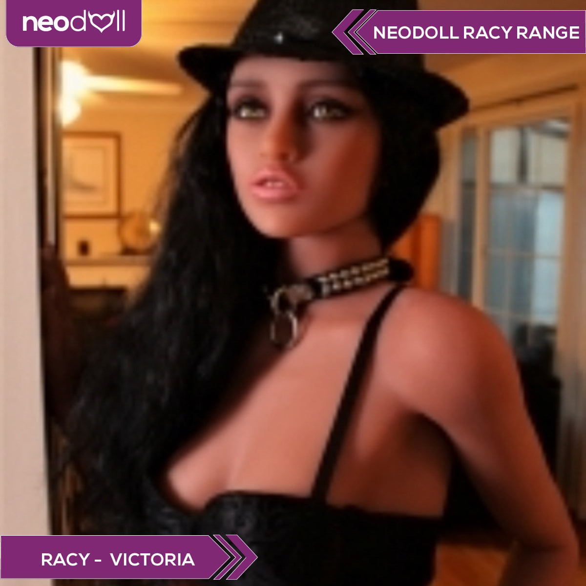 Neodoll Racy Victoria - Poupée de Sexe Réaliste - 165cm - Brun