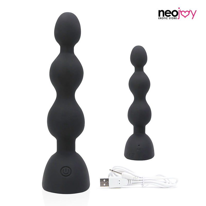 Neojoy Double Vibe Beads - Vibromasseur anal à 10 vitesses - Plug anal en silicone masseur de prostate - Jouet sexuel pour adultes video