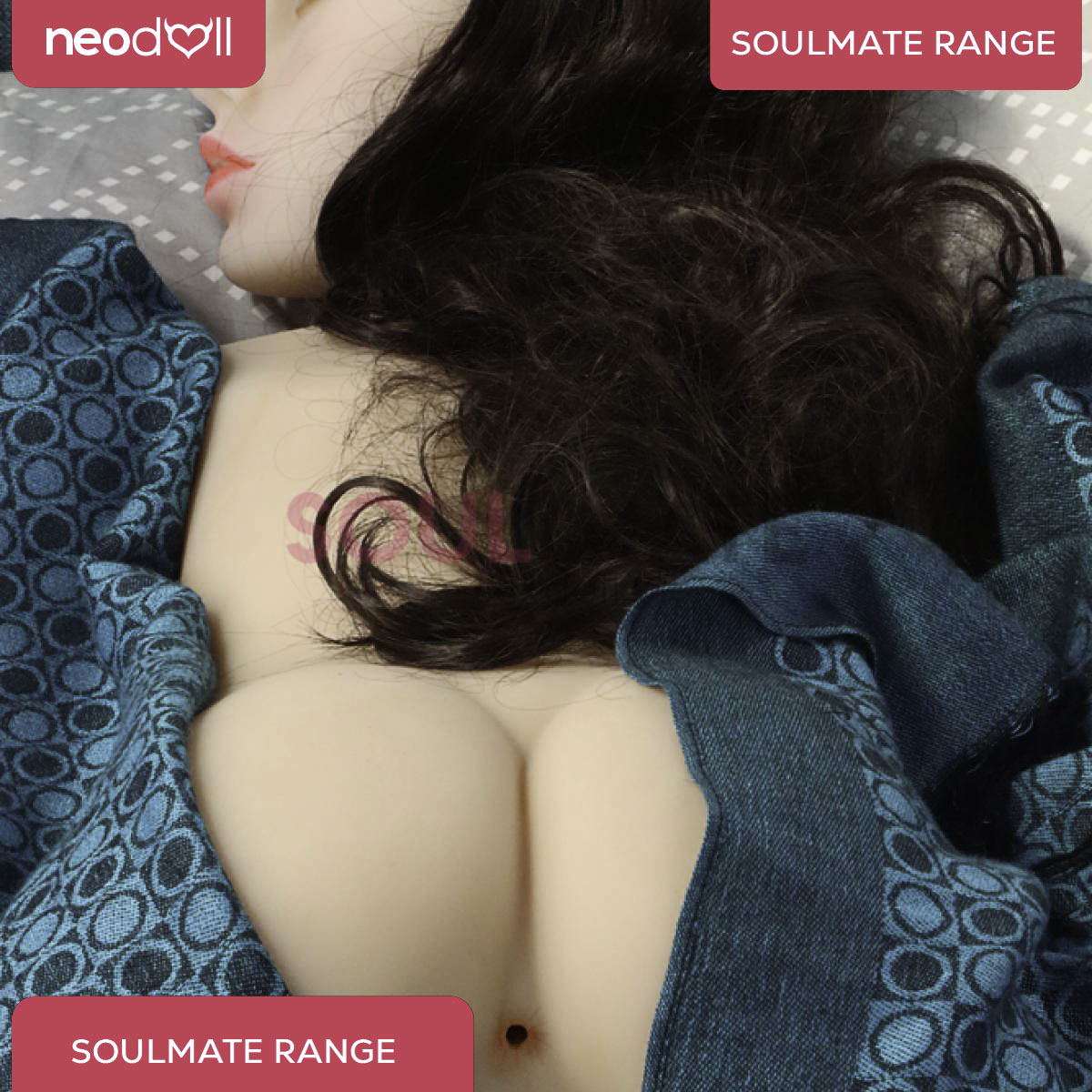 Soulmate Dolls - Alexis Tête avec Torse de Poupée Sexuelle - Blanche