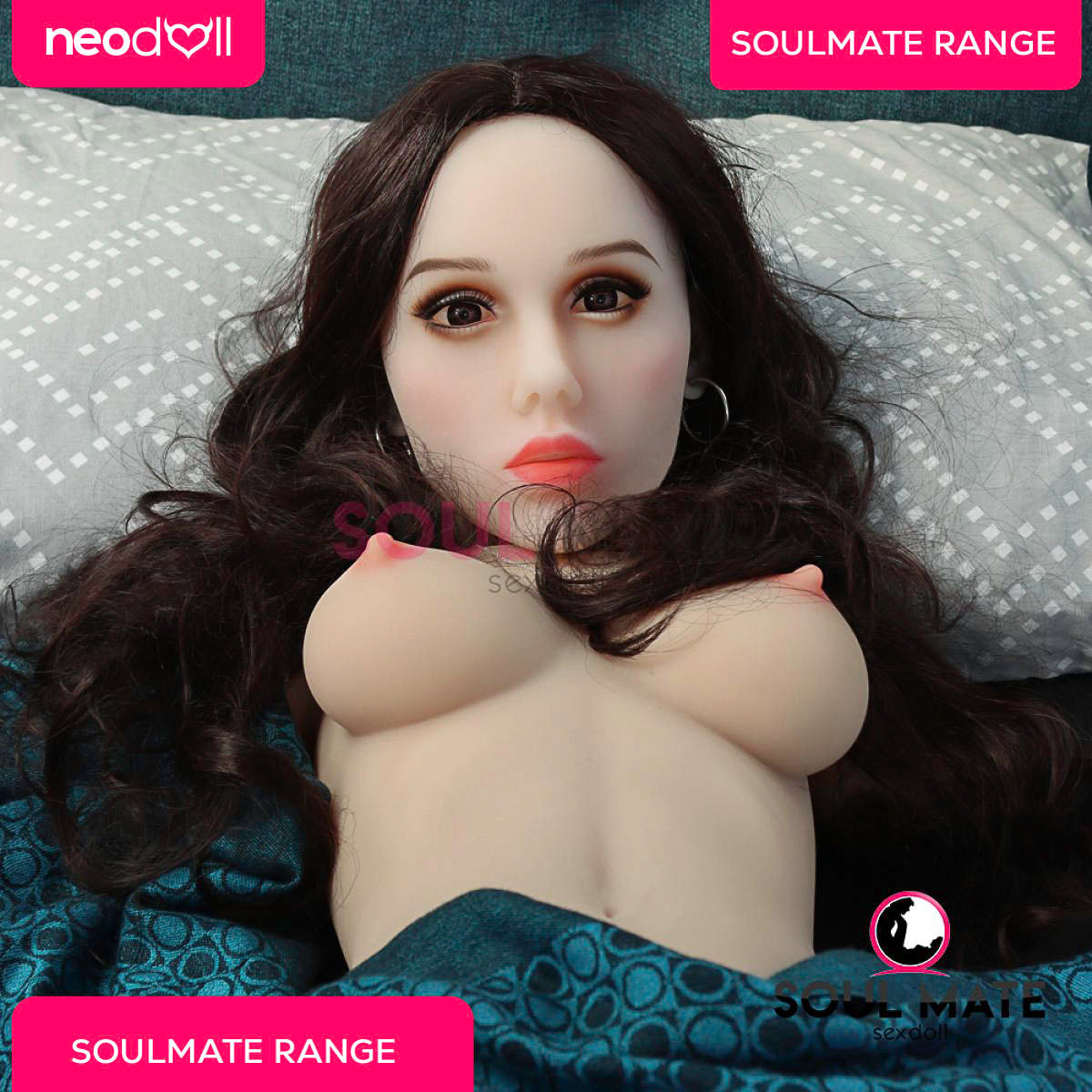 Soulmate Dolls - Alexis Tête avec Torse de Poupée Sexuelle - Blanche