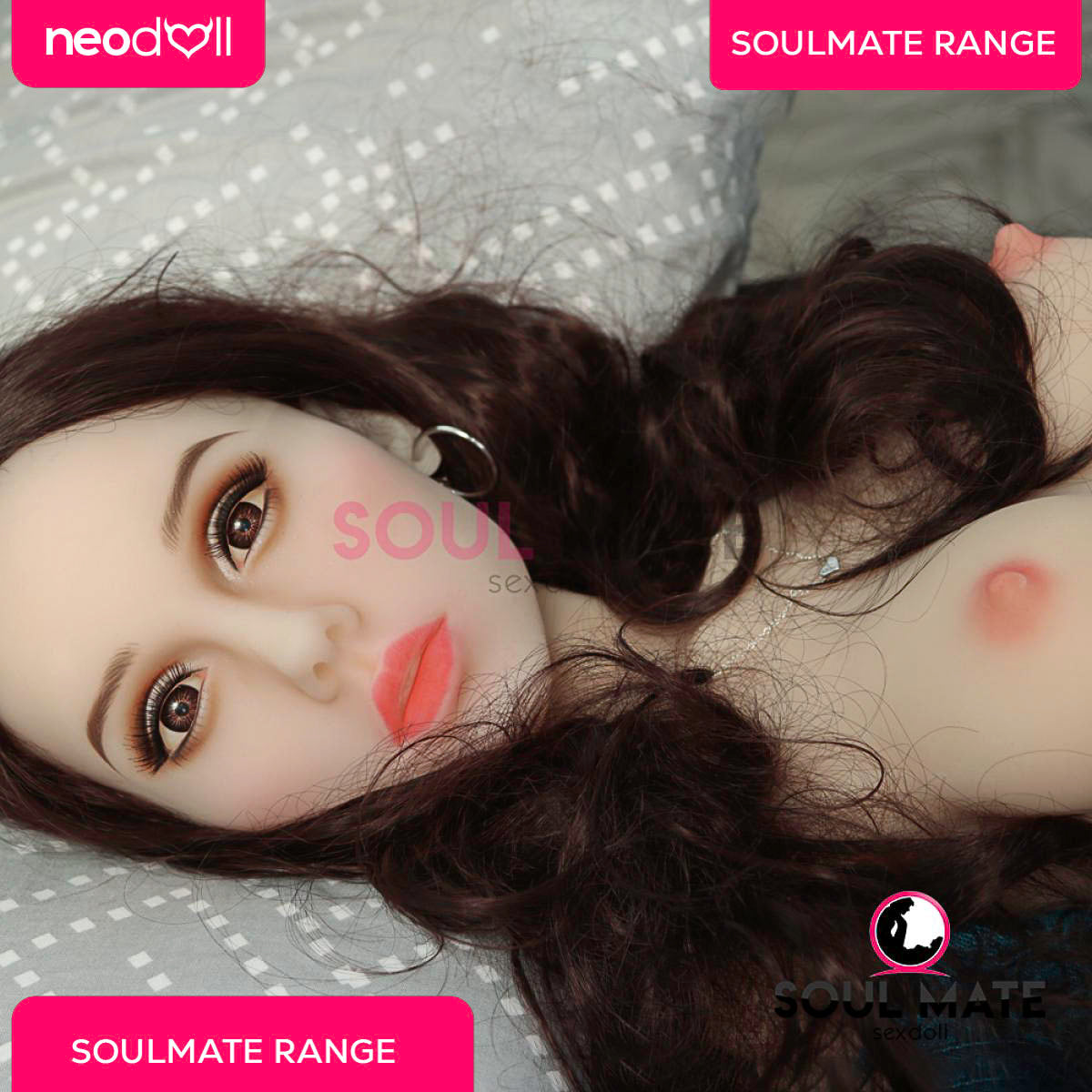 Soulmate Dolls - Alexis Tête avec Torse de Poupée Sexuelle - Blanche