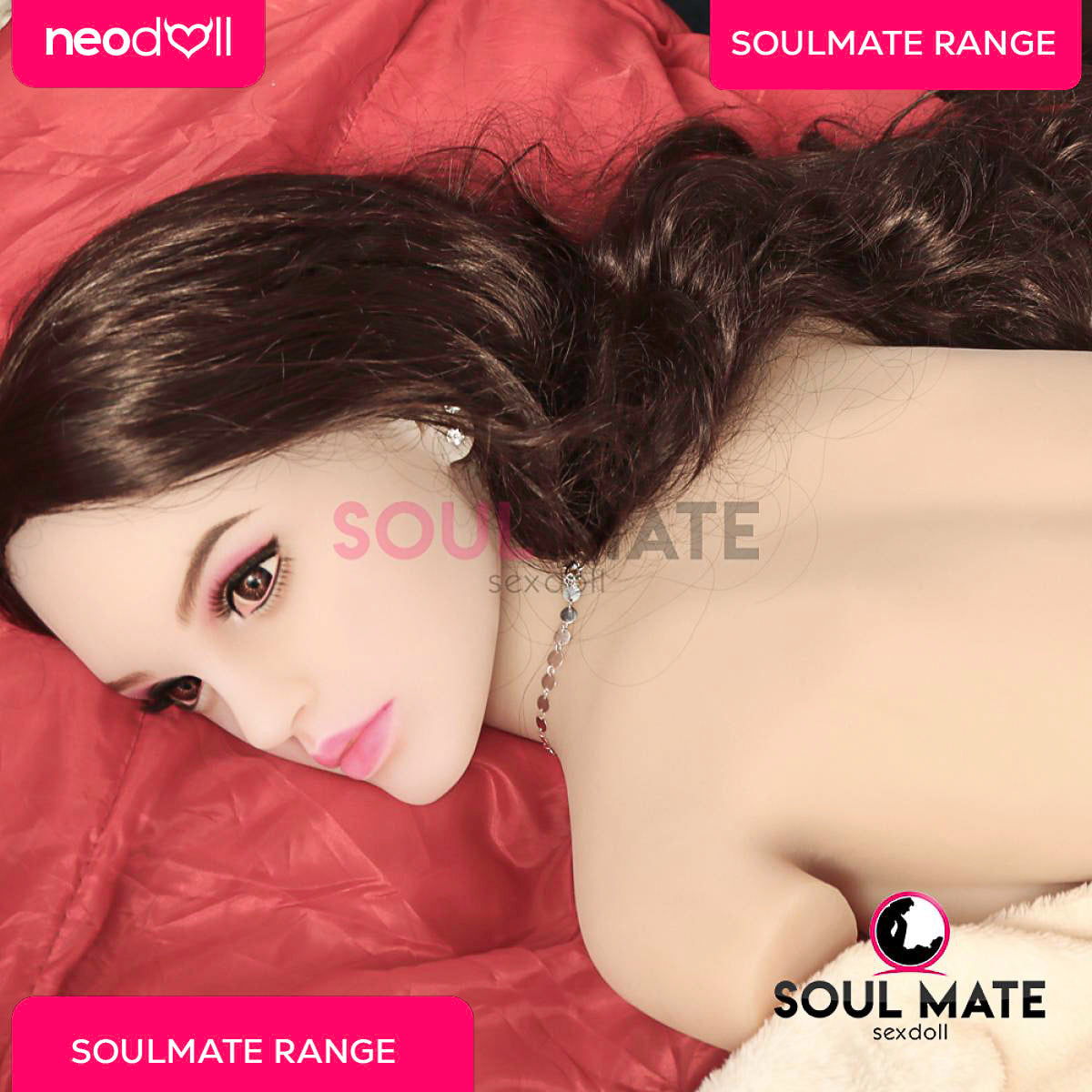 Soulmate Dolls - Teagan Tête avec Torse de Poupée Sexuelle - Blanche