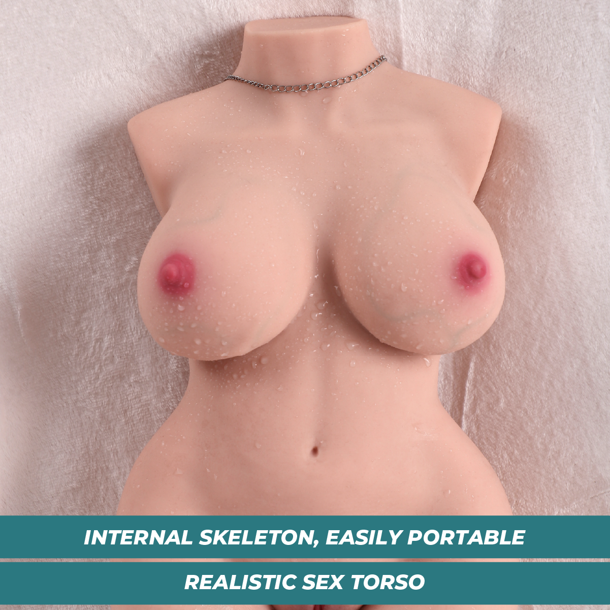 YQ Doll – Torse de Poupée Sexuelle Réaliste – 8 kg – Teint Naturel