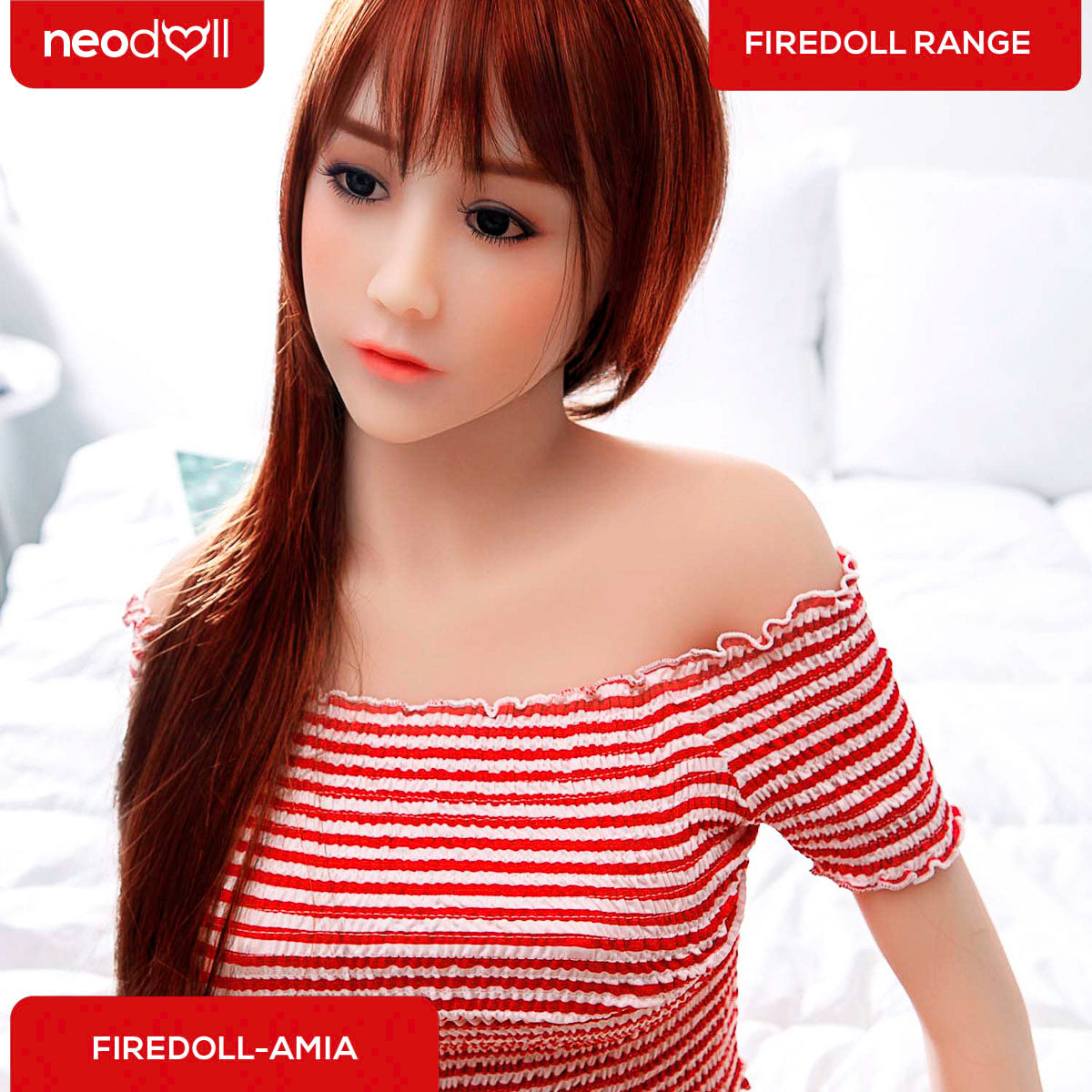 Fire Doll - Amia - Poupée de Sexe Réaliste - 165cm - Gel Sein - Naturel
