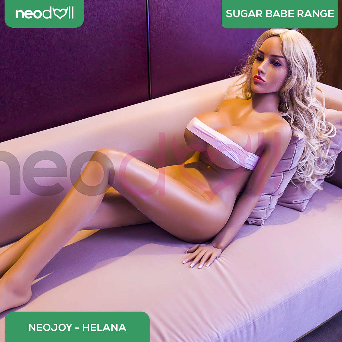 Neodoll Sugar Babe - Helana - Poupée de Sexe Réaliste - 163cm - Bronzer