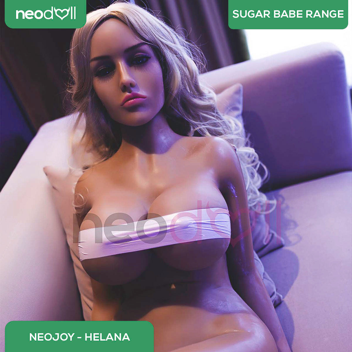 Neodoll Sugar Babe - Helana - Poupée de Sexe Réaliste - 163cm - Bronzer