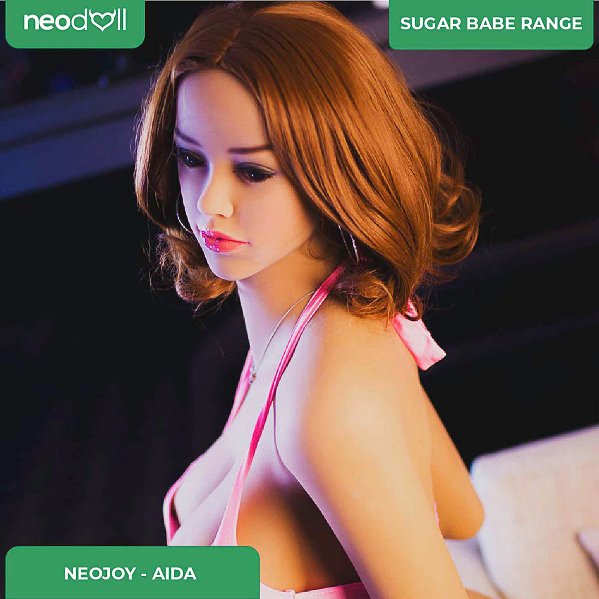 Neodoll Sugar Babe - Aida - Poupée de Sexe Réaliste - 165cm - Gel Sein - Bronzer