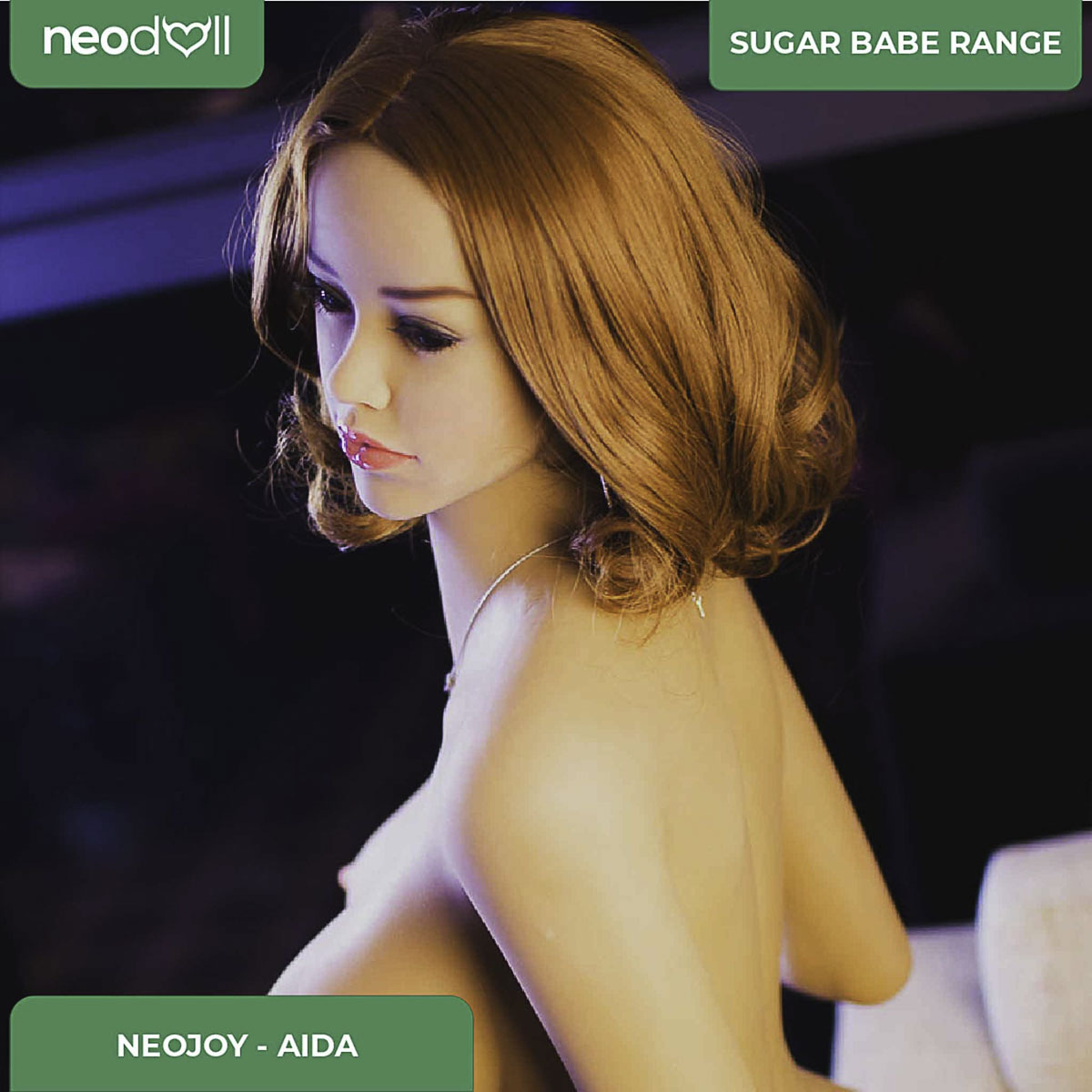 Neodoll Sugar Babe - Aida - Poupée de Sexe Réaliste - 165cm - Gel Sein - Bronzer