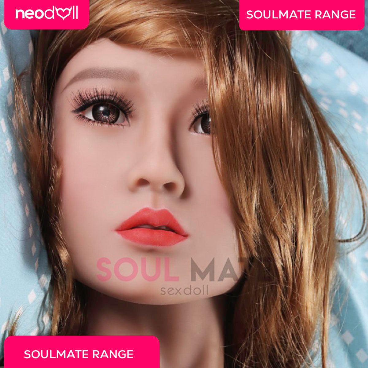 SoulMate Dolls - Josie Tête avec Torse de Poupée Sexuelle - Brun Clair