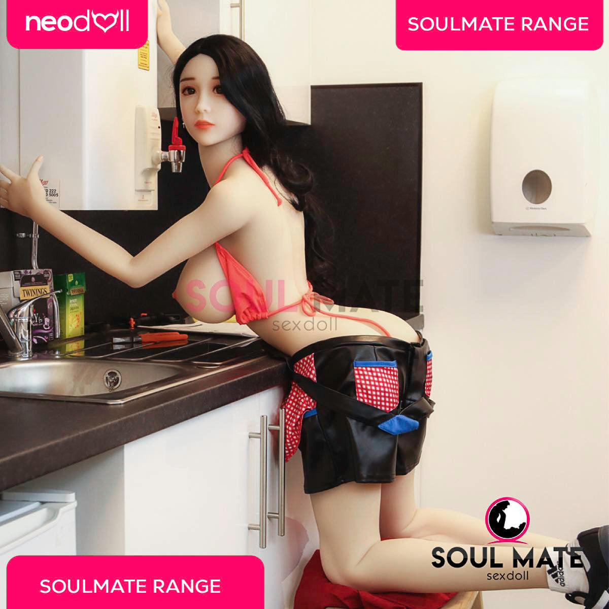SoulMate - Lilly - Poupée de Sexe Réaliste - 158cm - Blanche