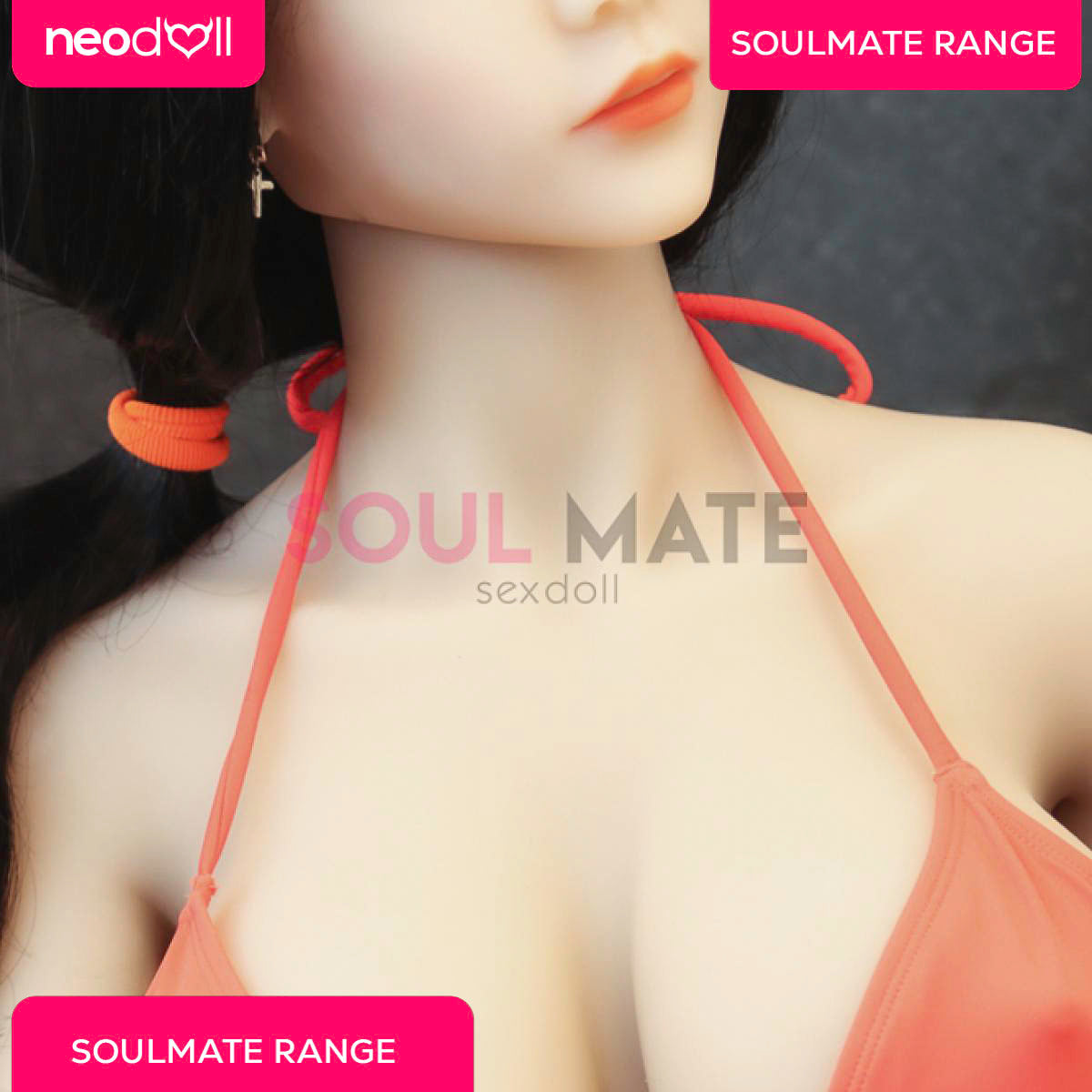 SoulMate - Lilly - Poupée de Sexe Réaliste - 158cm - Blanche