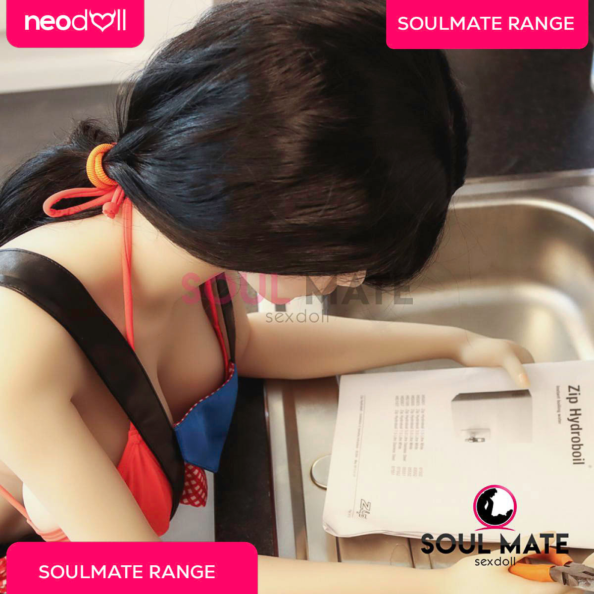 SoulMate - Lilly - Poupée de Sexe Réaliste - 158cm - Blanche