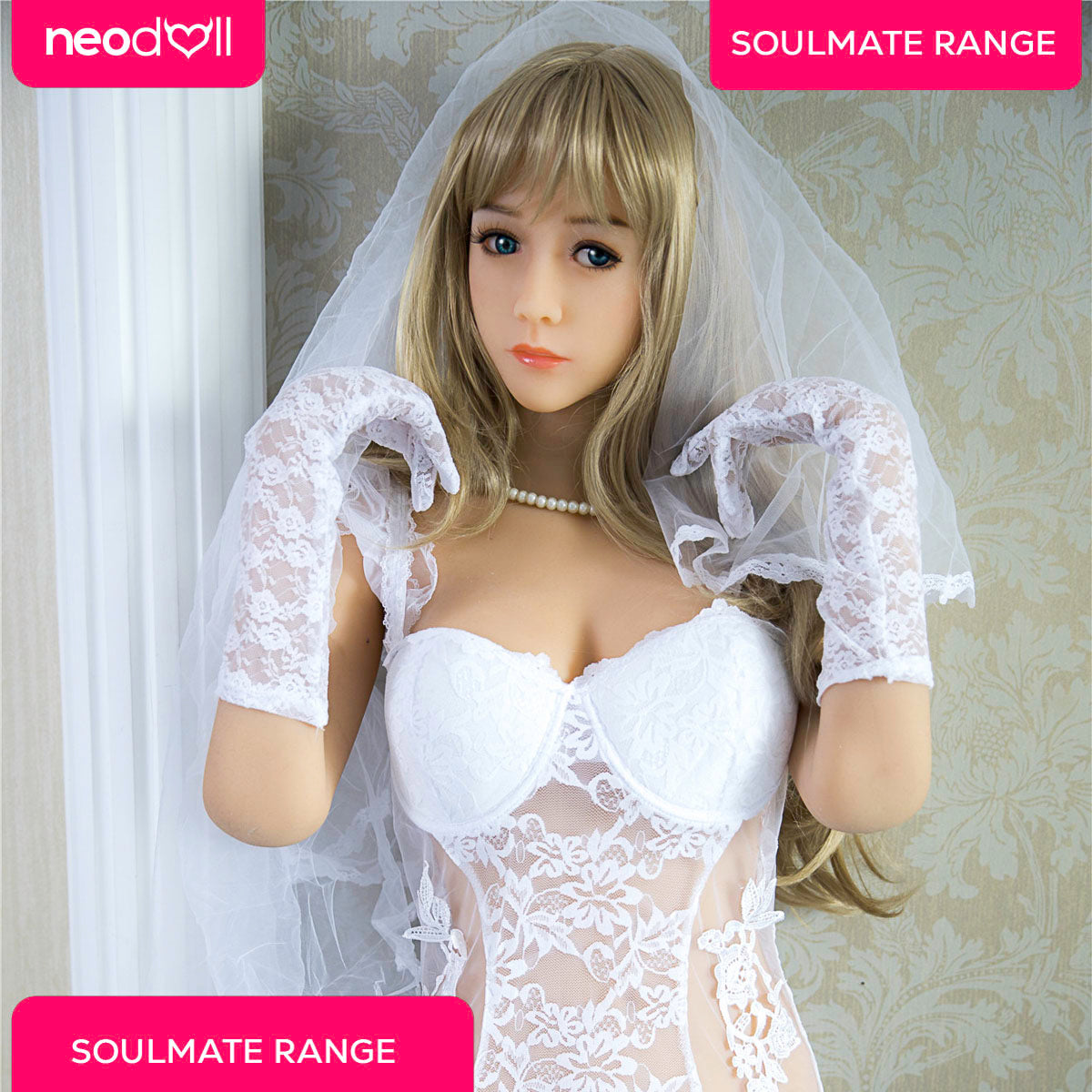 SoulMate - Serenity - Poupée de Sexe Réaliste - 163cm - Blanche