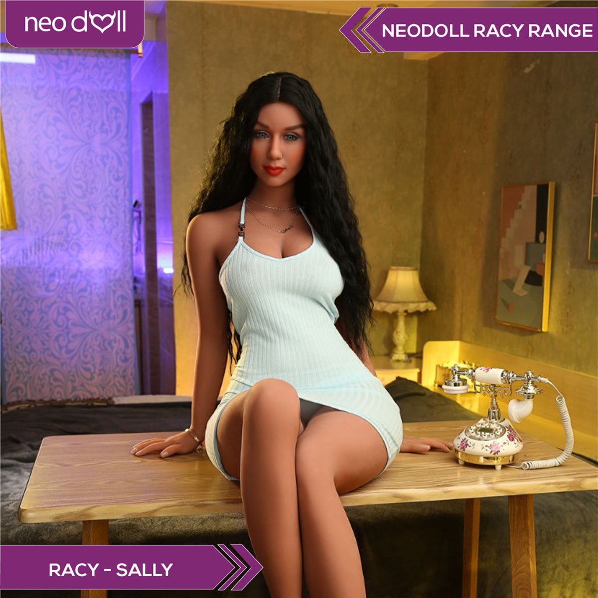 Neodoll Racy Sally - Poupée de Sexe Réaliste - 164cm Plus - Bronzer
