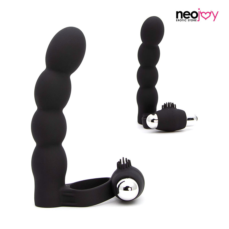 Neojoy Anneau à perles - Anneau pénien Plug anal - Prober anal en silicone - Jouet sexuel pour couples video
