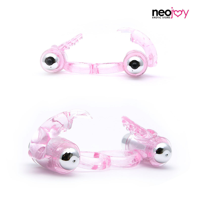 Neojoy Triple Jelly Ring Anneau en Gel Anneau de Pénis Améliorateur d'Érection Vibromasseur Clitoridien video