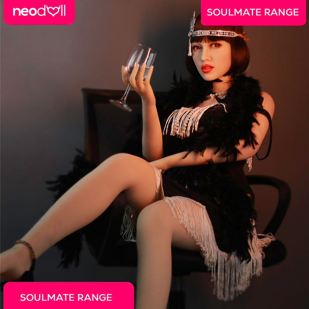 SoulMate - Arianna - Poupée de Sexe Réaliste - 163cm - Blanche