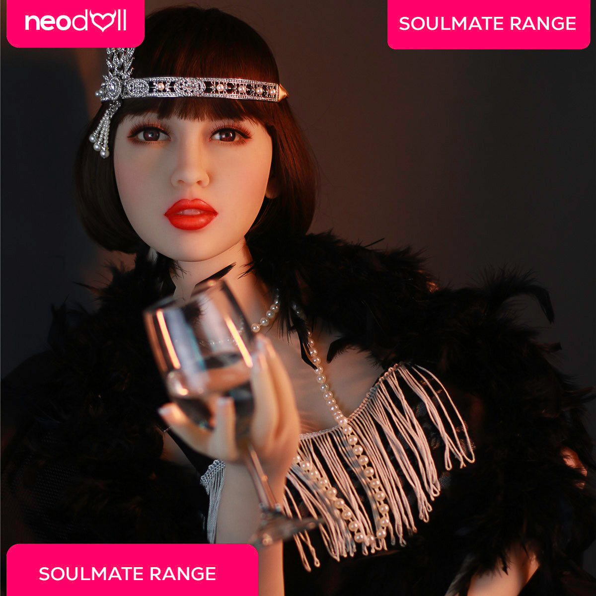 SoulMate - Arianna - Poupée de Sexe Réaliste - 163cm - Blanche