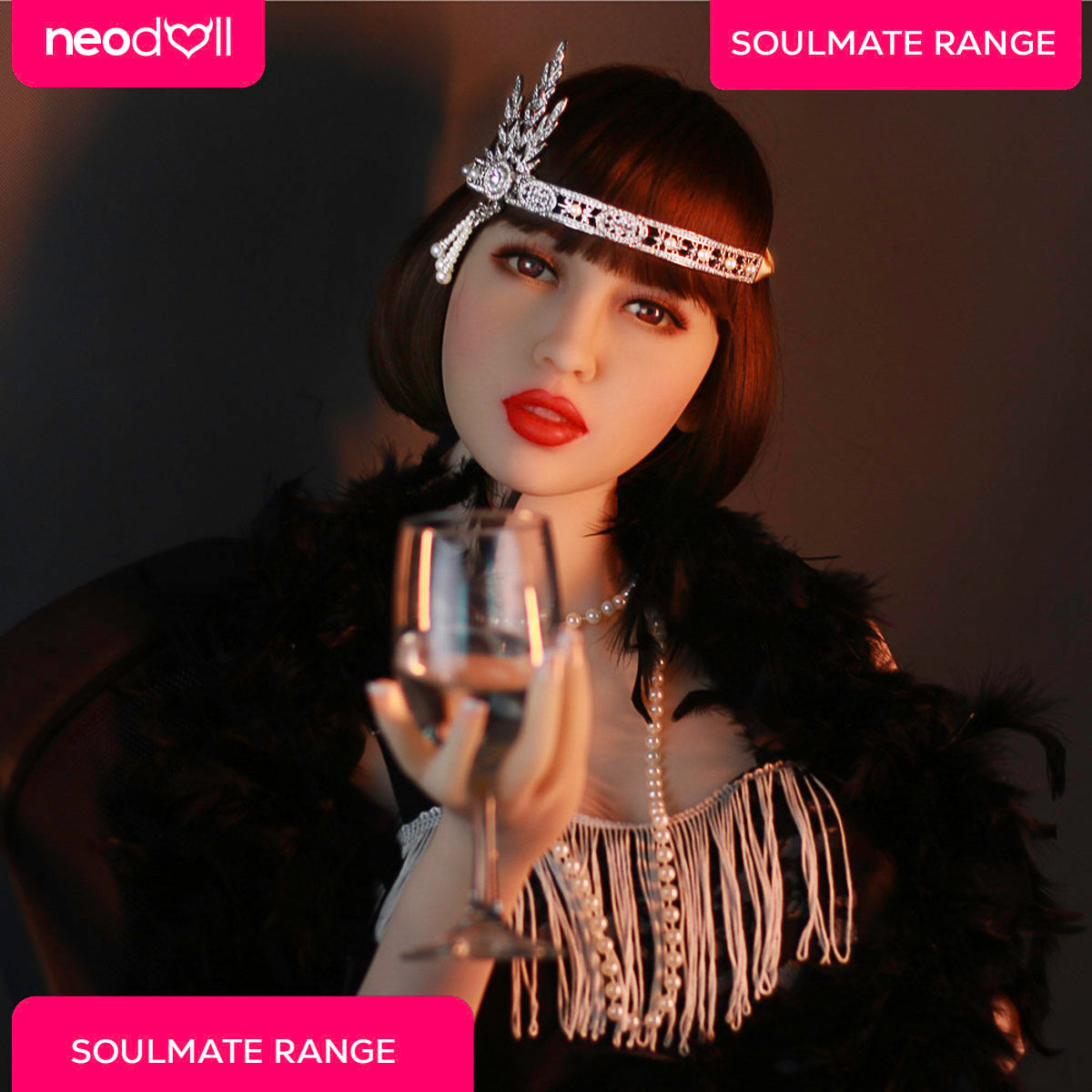 SoulMate - Arianna - Poupée de Sexe Réaliste - 163cm - Blanche