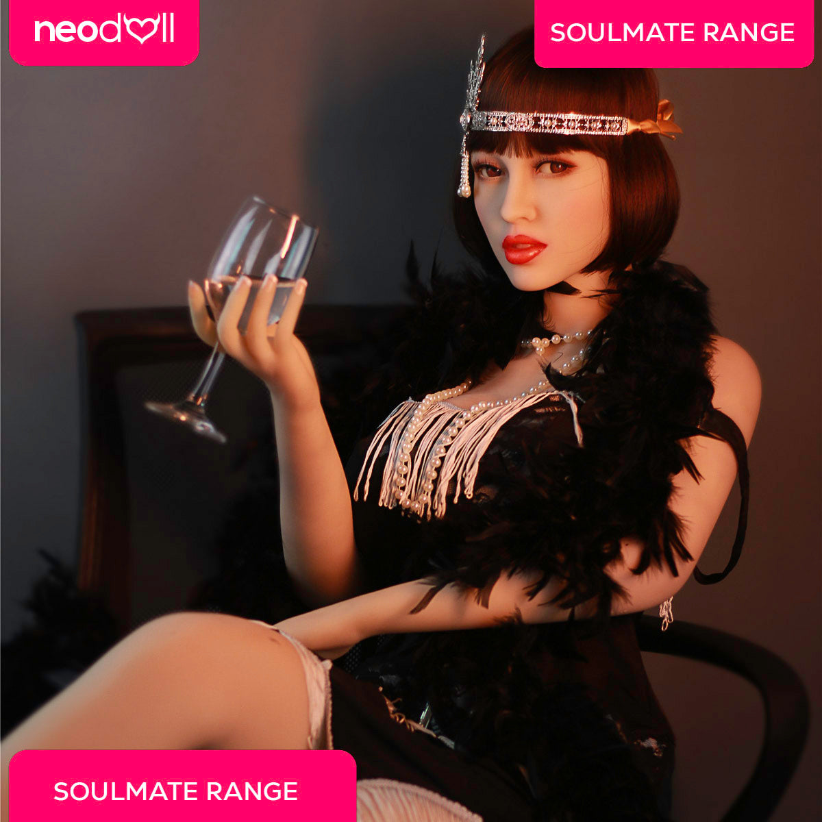 SoulMate - Arianna - Poupée de Sexe Réaliste - 163cm - Blanche