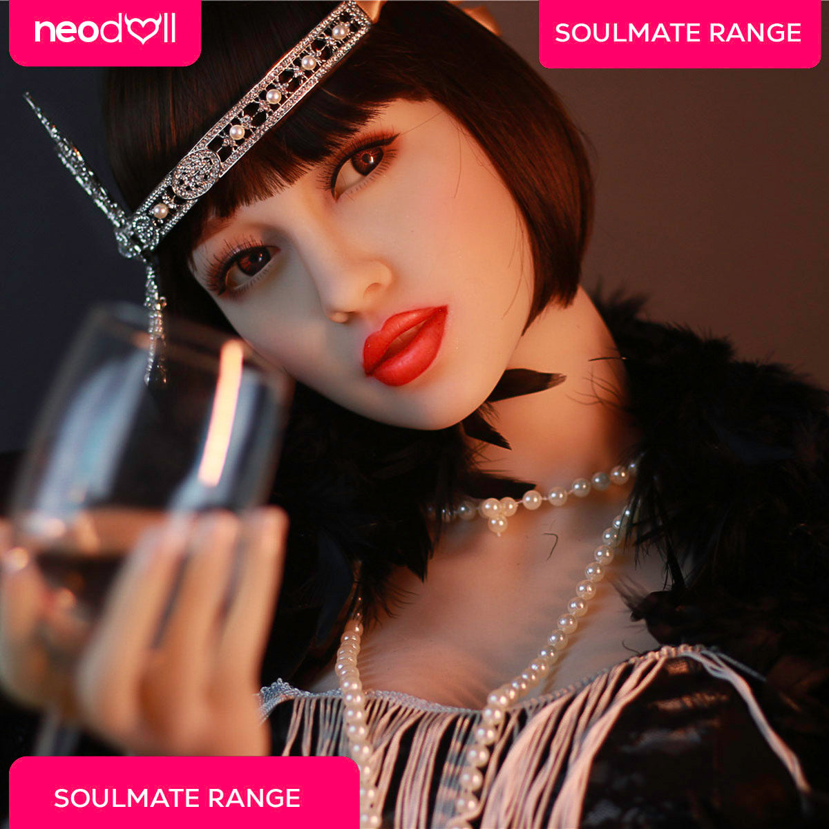 SoulMate - Arianna - Poupée de Sexe Réaliste - 163cm - Blanche