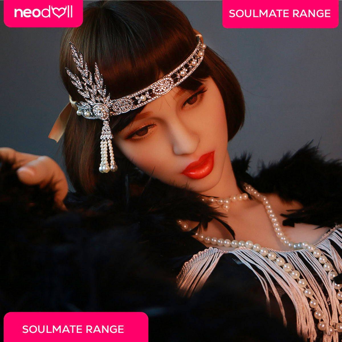SoulMate - Arianna - Poupée de Sexe Réaliste - 163cm - Blanche